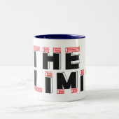 引用文やる気を起こさせるマグ ツートーンマグカップ (中央)