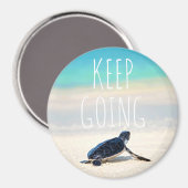 引用文やる気を起こさせる保行きタートルビーチ マグネット (正面/裏面)