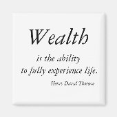 引用文やる気を起こさせる勇気付けられるトレンディーギフト マグネット (正面)