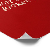 引用文やる気を起こさせる美的肯定壁アート ポスター (角)