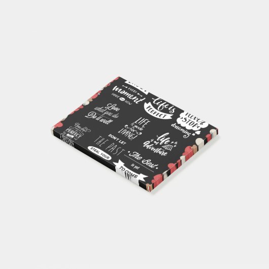 引用文やる気を起こさせる-お客様へのメッセージ ポストイット (アングル)