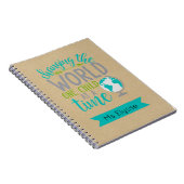 引用文やる気を起こさせる Kraft先生 ノートブック (右側)