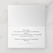 引用文をバックに💙Cornflower Reverie プレイスカード (内部開封)