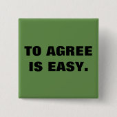 引用文を一致して下さい 缶バッジ (正面)