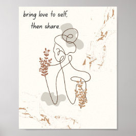 引用文を持つ女性の例示やる気を起こさせる術 ポスター