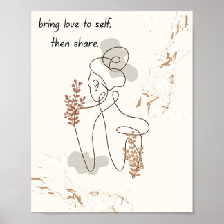 引用文を持つ女性の例示やる気を起こさせる術 ポスター