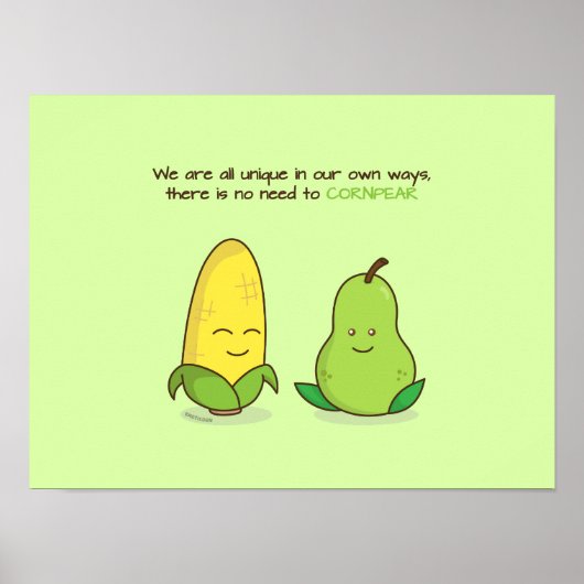 引用文を比較する必要はやる気を起こさせるない ポスター (正面)