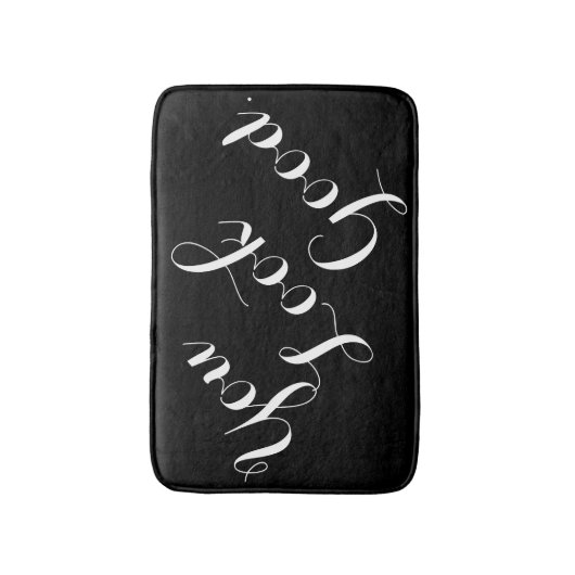 引用文を言っているよくおもしろいなヒップスターのユーモアを見ます バスマット (正面縦)