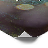 引用文を追加するか、ライトを茶色グランジ色にコピー ポスター (角)