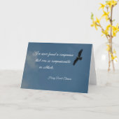 引用文アウト孤独 カード (黄色い花)