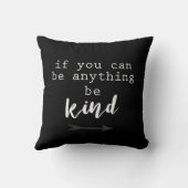 引用文アクセント枕は親切な白黒 クッション (裏面)