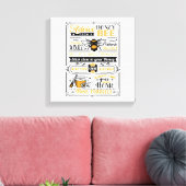 引用文アドバイス キャンバスプリント (インサイチュ (リビング))