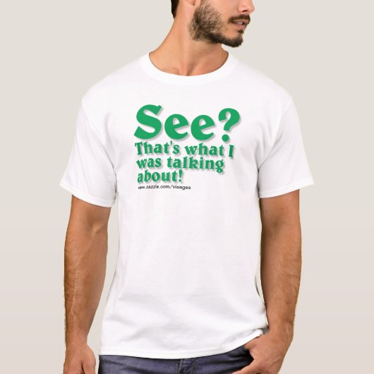 引用文アパおもしろいレル Tシャツ (正面)