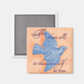 引用文アートマグネット（デジタル工芸品） マグネット (正面/裏面)