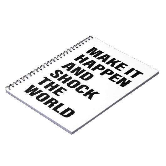 引用文アート成功ライフのヒント単語文字アート ノートブック (左側)