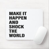 引用文アート成功ライフのヒント単語文字アート マウスパッド (マウス)