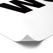 引用文アート成功ライフヒント単語文字アートTシャツ ポスター (角)