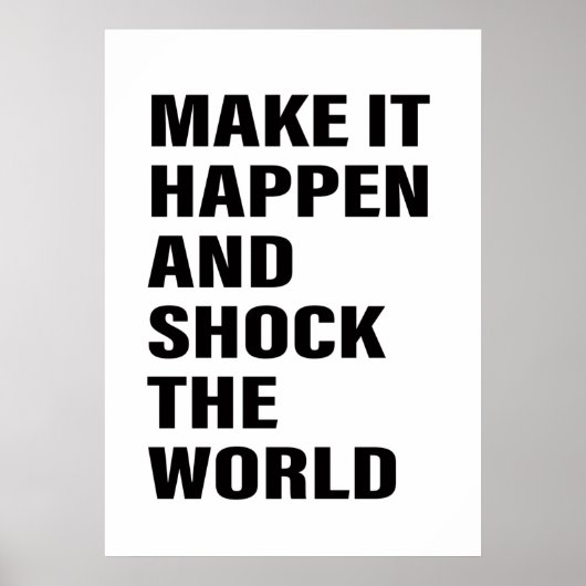 引用文アート成功ライフヒント単語文字アートTシャツ ポスター (正面)