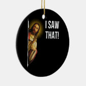 引用文イエスミーム私はそのクリスチャンを見た セラミックオーナメント (右)