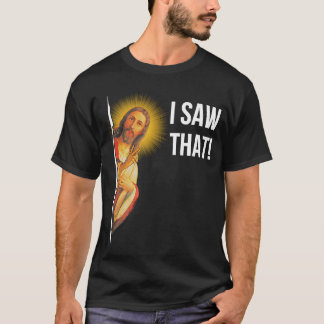 引用文イエスミーム私はそのクリスチャンを見た Tシャツ