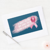 引用文インスパイア乳がん認識度 |ステッカー 長方形シール (封筒)