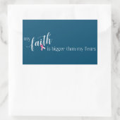 引用文インスパイア乳がん認識度 |ステッカー 長方形シール (バッグ)