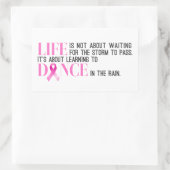 引用文インスパイア乳がん認識度 |ステッカー 長方形シール (バッグ)