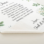 引用文エレガントギフトおじいちゃんからナナおばあちゃんへ シェルパブランケット (3/4)