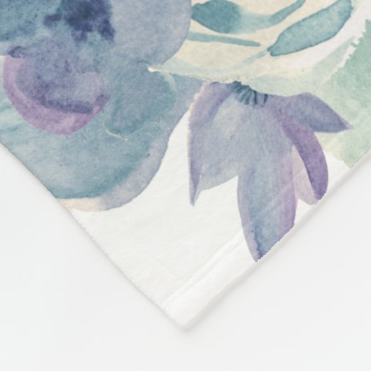 引用文エレガントフローラおばあちゃんNana from Grandkids フリースブランケット (角)