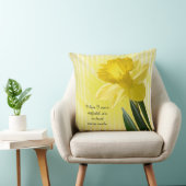 引用文オンイエロー春ダフォディル写真 クッション (椅子)
