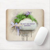 引用文オンロックとライラック マウスパッド (マウス)