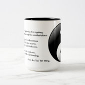 引用文オン暗闇からタオザチング ツートーンマグカップ (中央)