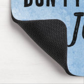 引用文オン水彩ブルー マウスパッド (コーナー)