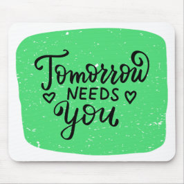 引用文オン緑 マウスパッド