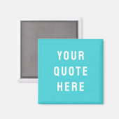引用文カスタムことわざパーソナライズされたあなたの引用文はこちら マグネット (正面/裏面)