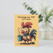 引用文カスタムの朝は鳥のためではない。 シーズンポストカード (スタンド正面)