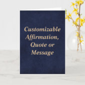 引用文カスタムの肯定又はメッセージ カード (黄色い花)