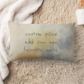 引用文カスタムアクセントの枕のパステル色を追加 ランバークッション (ブランケット)