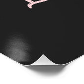 引用文カスタムアートと花 – ライブ笑い愛 ポスター (コーナー)