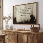 引用文カスタムバイブル聖句ムーディウォータカラーを追加 ポスター