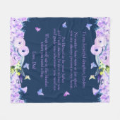 引用文カスタムパパトゥドーターフリースブランケット フリースブランケット (正面(横))