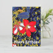 引用文カスタムフローラ水カラーレッドアデニウムB'day (スタンド正面)