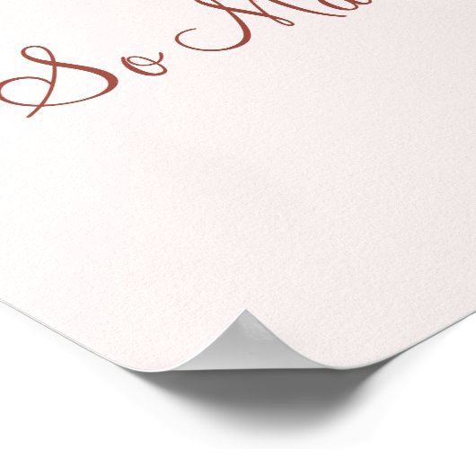 引用文カスタムブックスアンドヴィンテージピンクローズ ポスター (角)