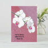 引用文カスタムプラム水カラーホワイトオーランズ サンキューカード (スタンド正面)