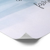 引用文カスタムポスター水カラーデザインの追加 ポスター (角)