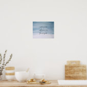 引用文カスタムポスター水カラーデザインの追加 ポスター (キッチン)