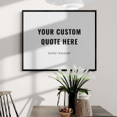 引用文カスタム又はことわざ感動的贈与 ポスター