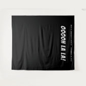 引用文カスタム漫画ブックパーティー背景 タペストリー (正面(横))