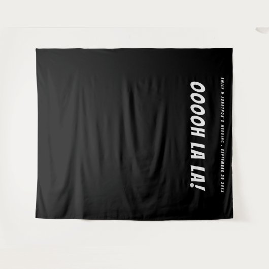 引用文カスタム漫画ブックパーティー背景 タペストリー (正面(横))