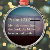 引用文カスタム聖句キリスト教女性への贈り物 メタルオーナメント